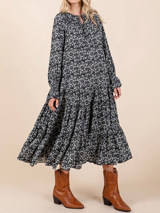 Curvy Flower Print Maxi Dress The Turquoise Junkie curvy-flower-print-maxi-dress-the-turquoise-junkie